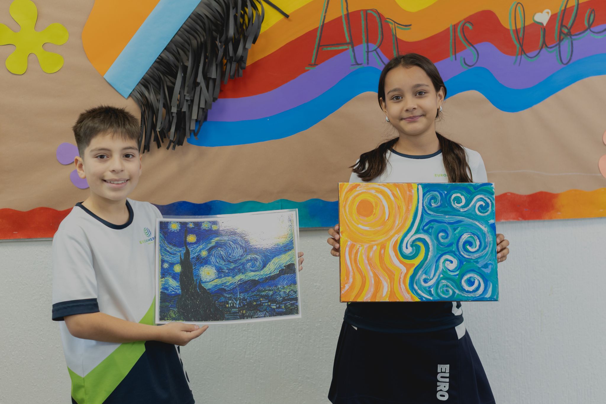 Proyectos de arte en primaria privada Euroamerican Campestre Monterrey